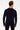 DOUBLE LAYER ROUND NECK MEN'S SWEATER - NAVY