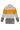 PEARL KNIT STRIPED SHAWL COLLAR BOYS SWEATER - YELLOW / GREY