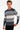 COLOR BLOCK RICE KNIT MEN'S WEAR - MULTI