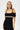FINE RIB FRILL DETAILED DRESS - BLACK
